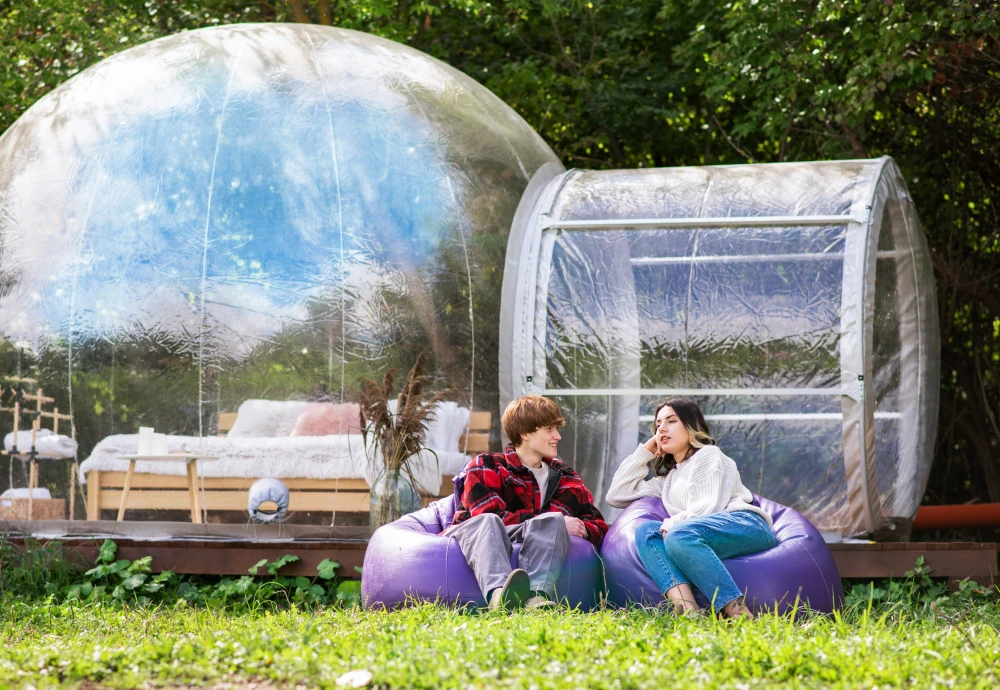 big clear bubble tent